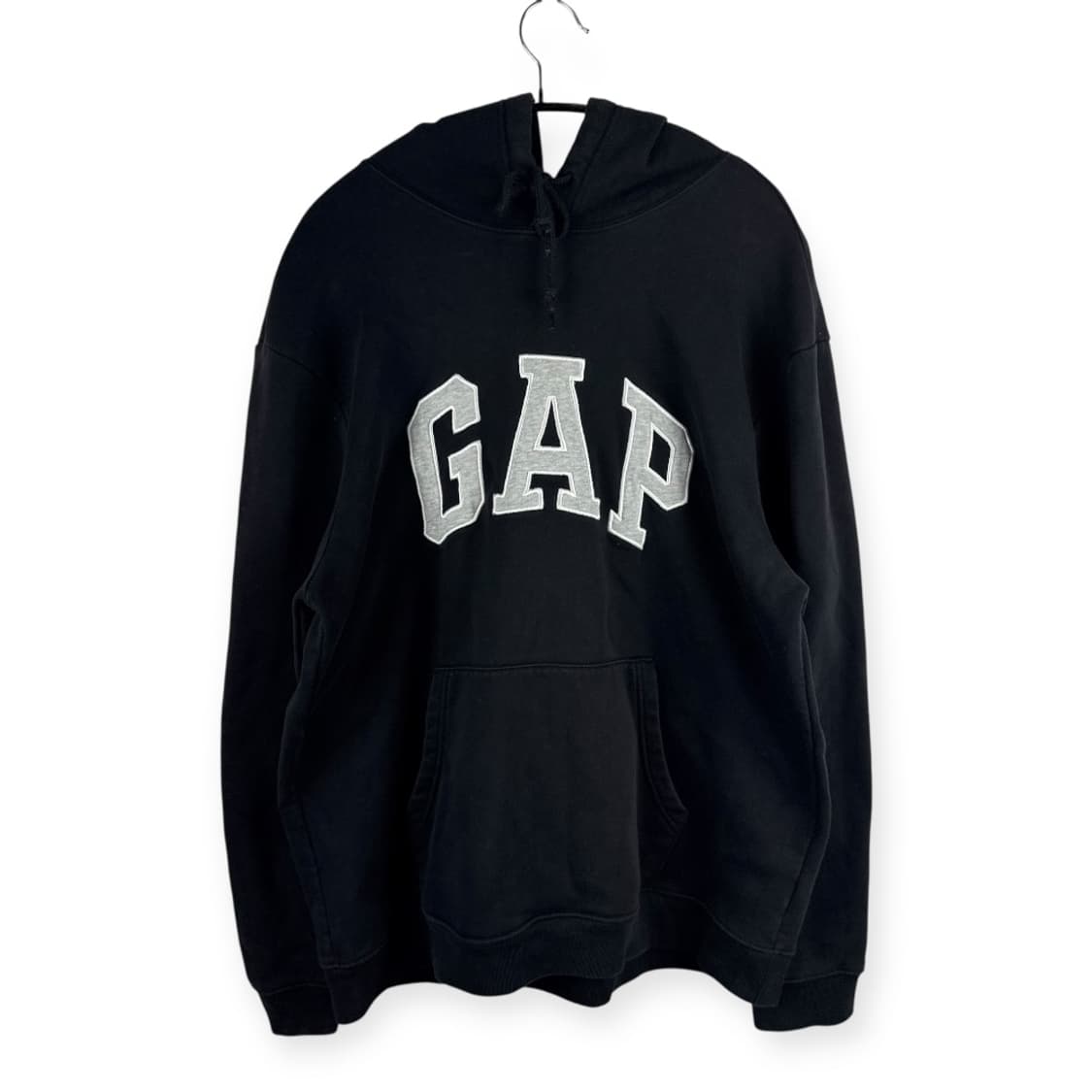 (L) GAP 후드 티 블랙/그레이 상품이미지1