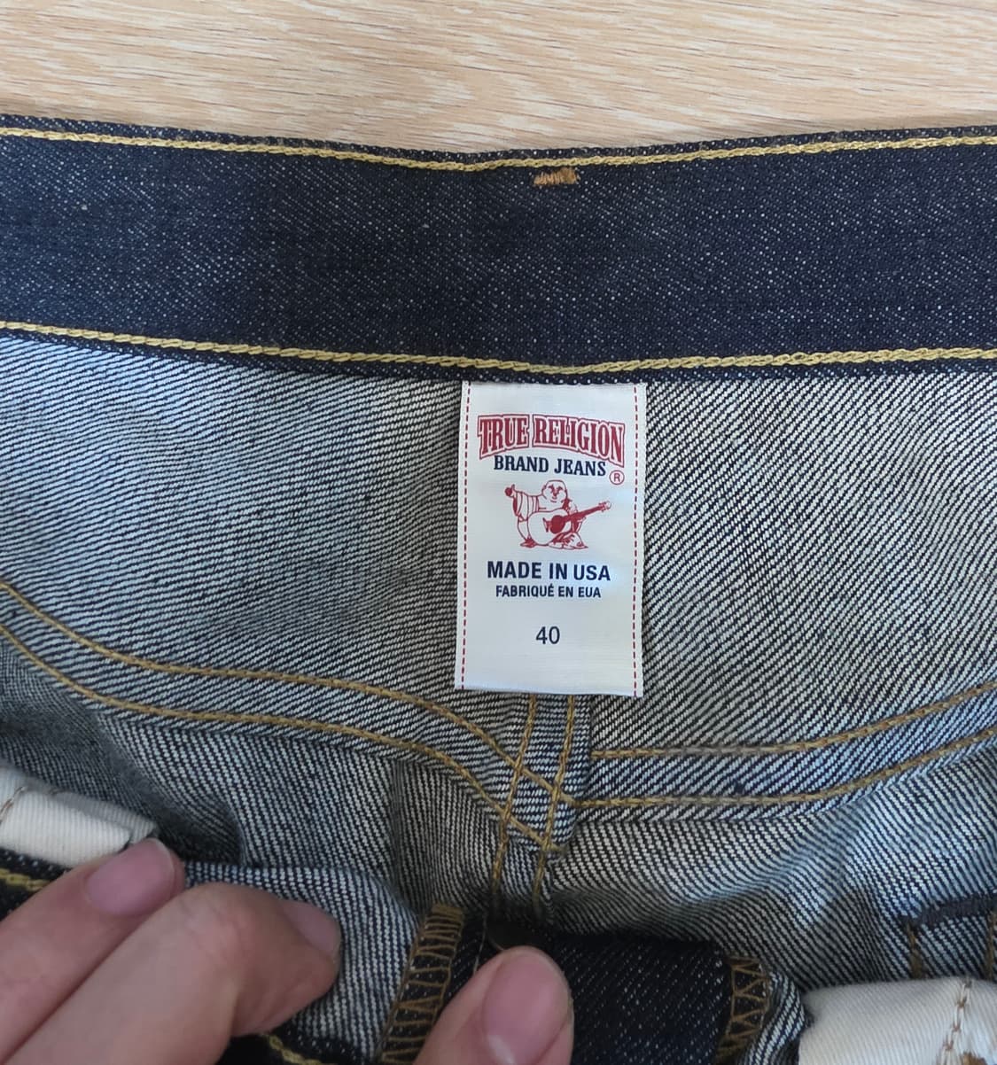 트루릴리젼 인디고 셀비지 데님 40 상품이미지5