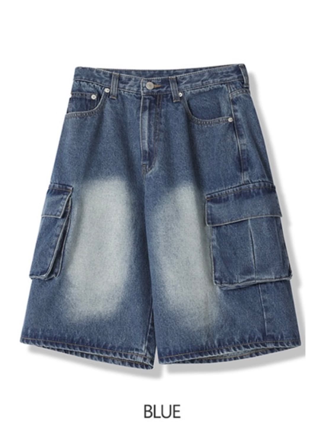 👖어반드레스 카고 버뮤다 팬츠 블루👖 상품이미지2