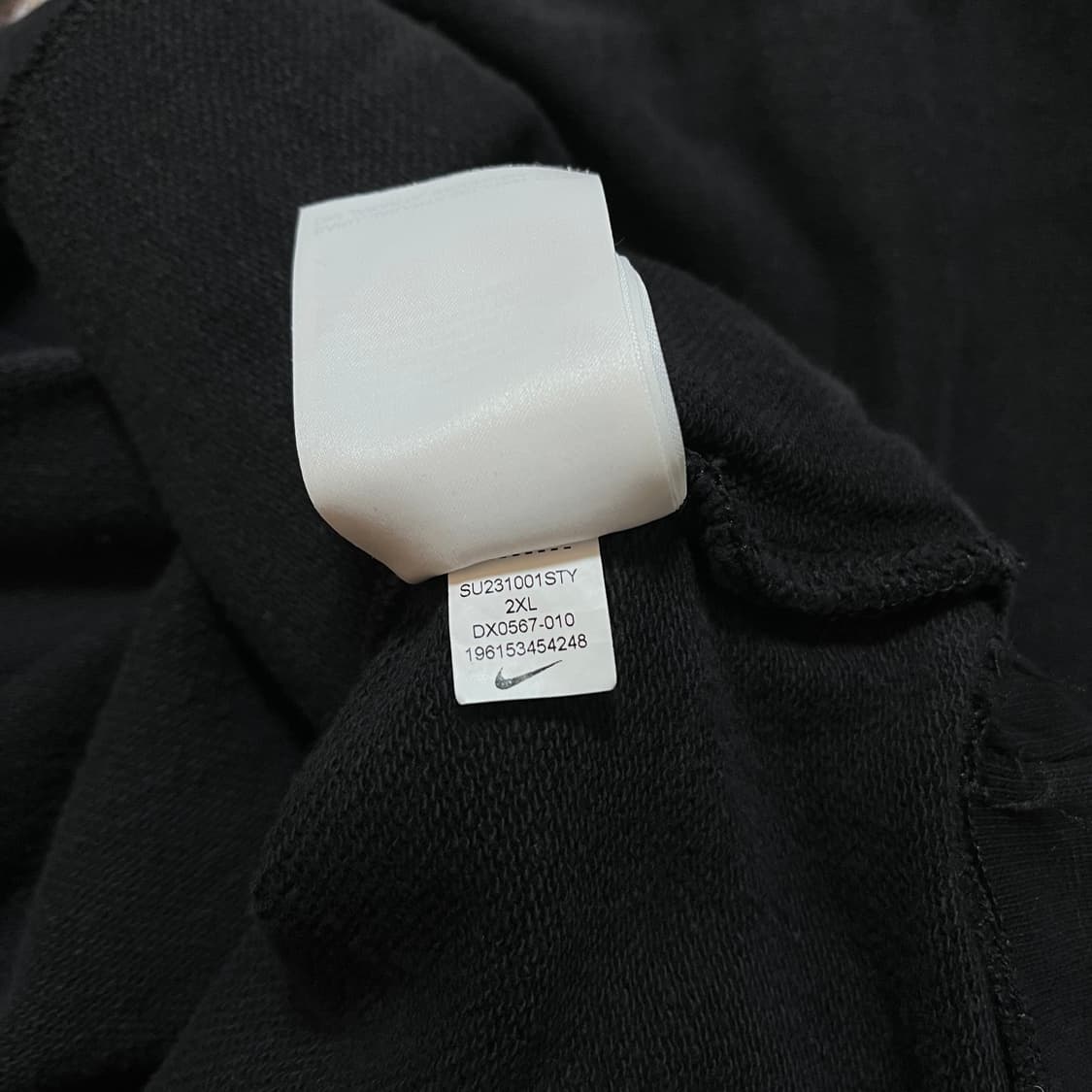 [정품] 나이키 블랙 빅스우시 두툼 후드 아노락 [ XXL ] 상품이미지6
