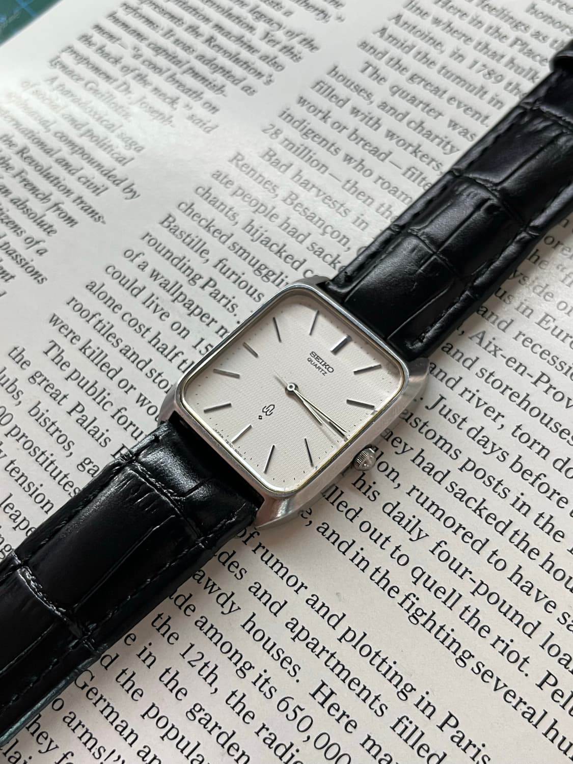 Seiko Quartz Tank Watch 상품이미지1