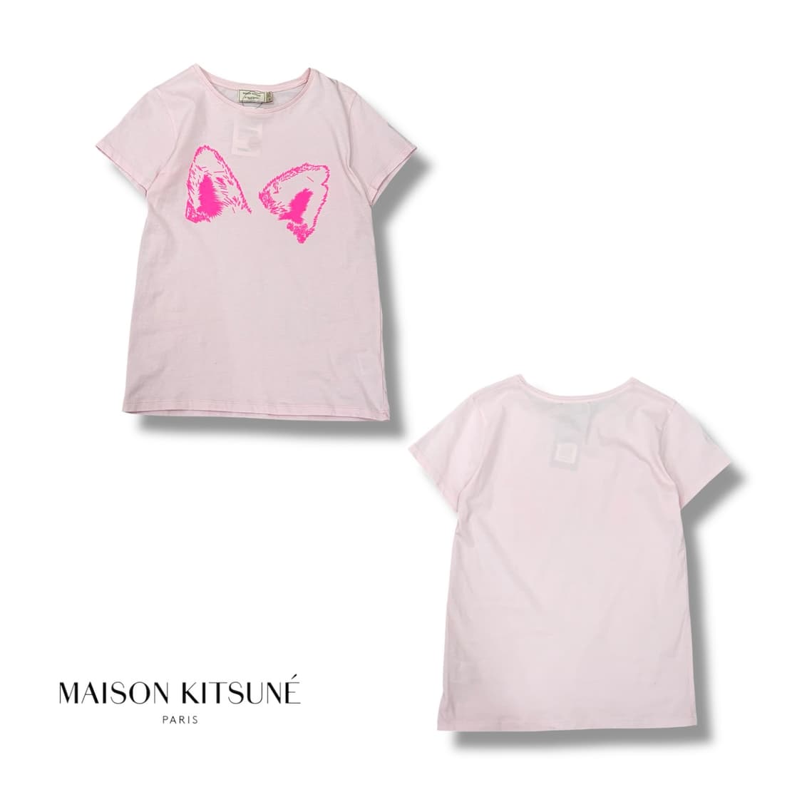 메종키츠네 핑크 폭스 반팔티 상품이미지2