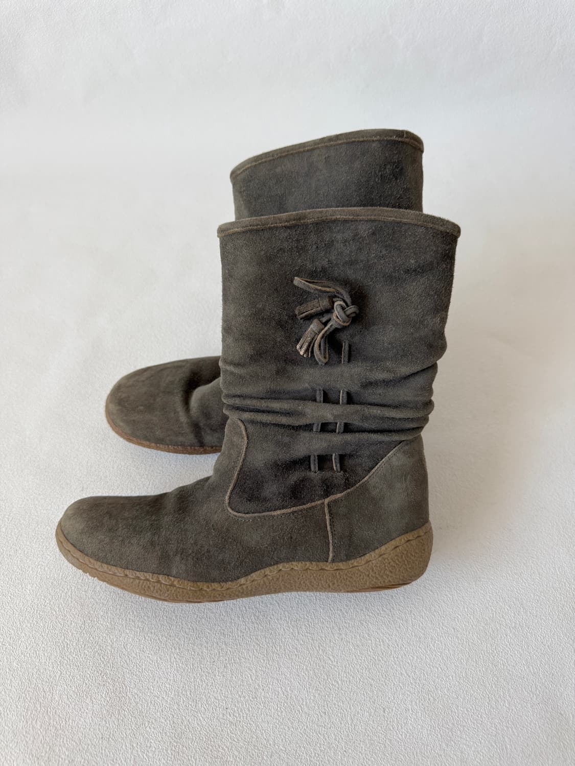 [240]랜드로바(LANDROVER) 스웨이드 양털 부츠 상품이미지1