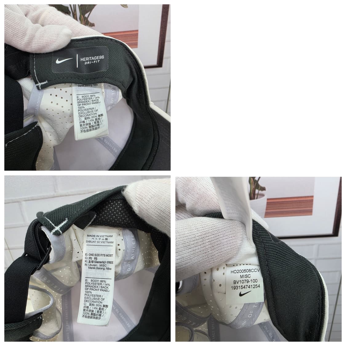 나이키 헤리티지86 드라이핏 스우시 골프 모자 볼캡 화이트 프리 남여공용 상품이미지9