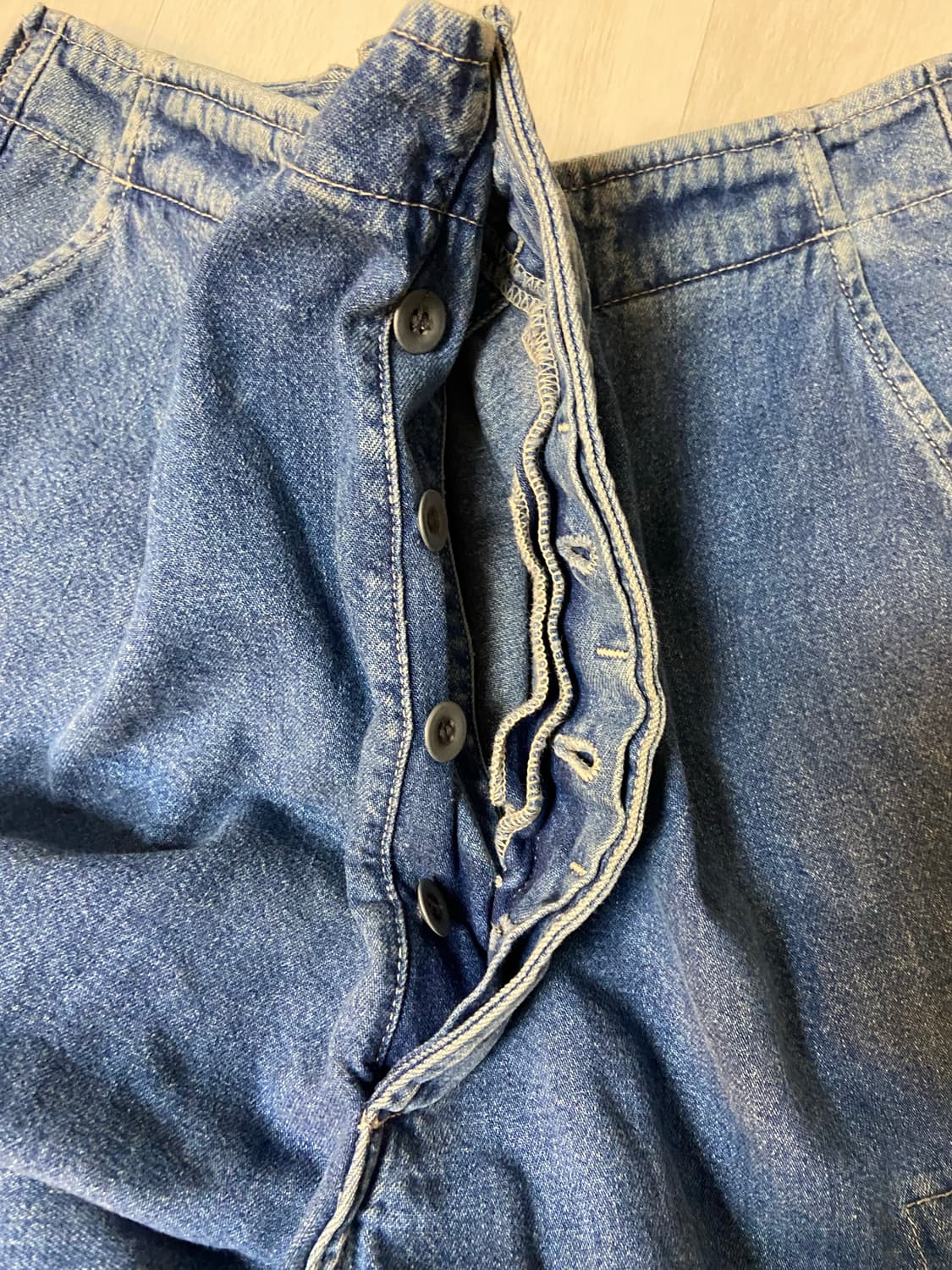 [36x30]90s RRL 데님 카고 팬츠 상품이미지5