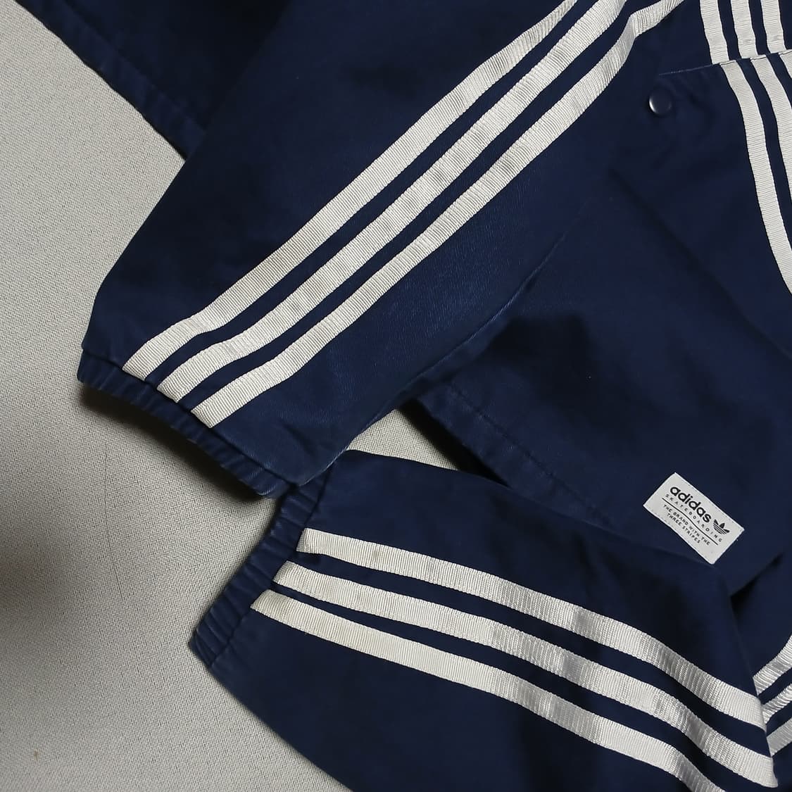 Adidas 아디다스 단추 면 코치자켓 춘추 봄 가을 바람막이 상품이미지9