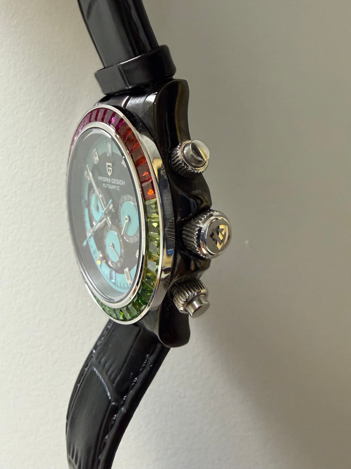 파가니 디자인 티파니컬러 레인보우 베젤 오토매틱 상품이미지2