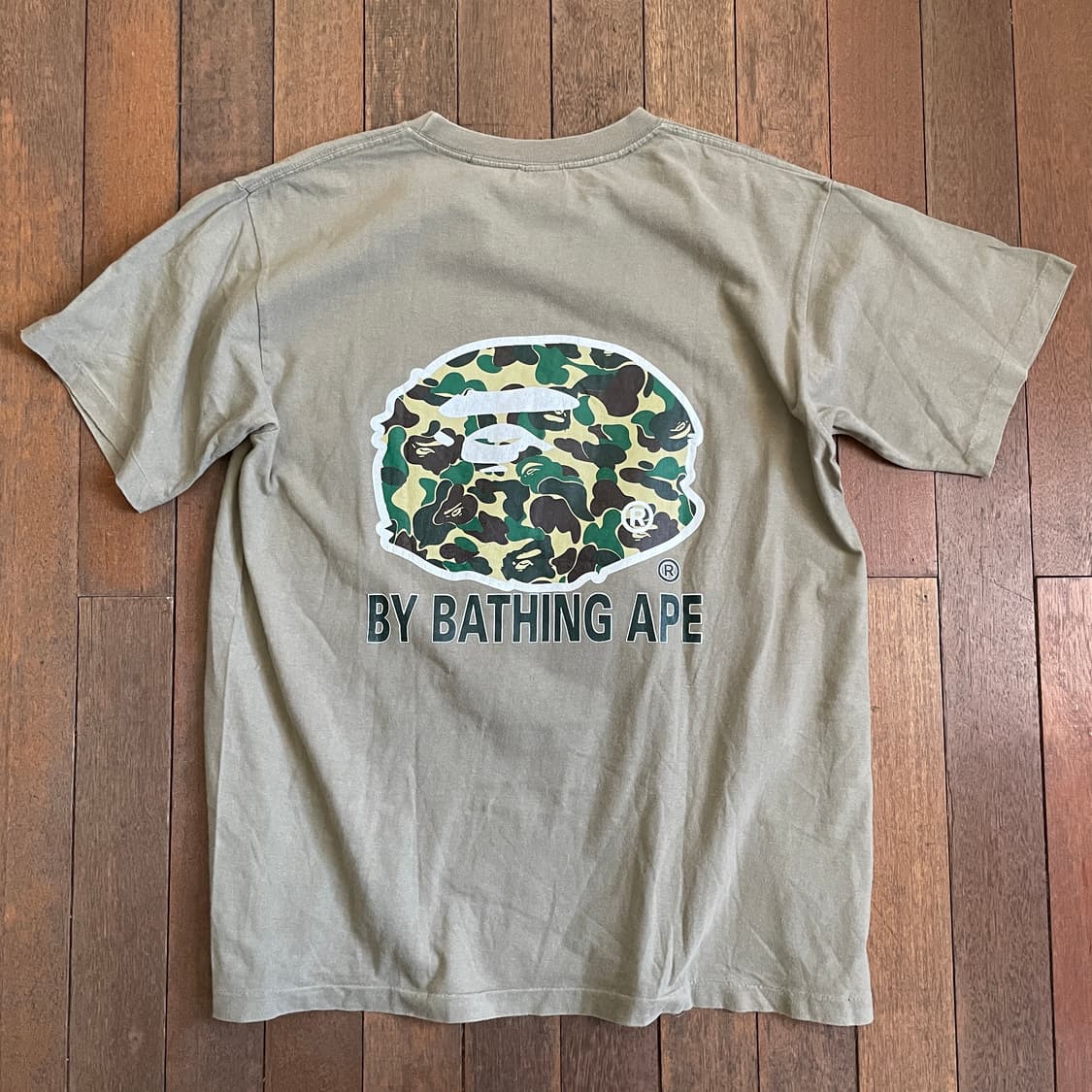 90’s 베이프 카모 빈티지 반팔 티셔츠 상품이미지5