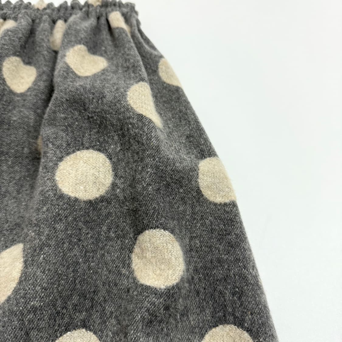 고칸 울 도트 스커트  상품이미지5