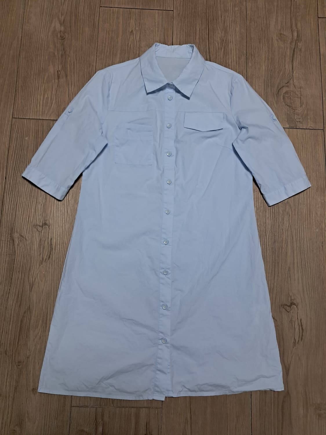 노브랜드 롱 블라우스 L 상품이미지3