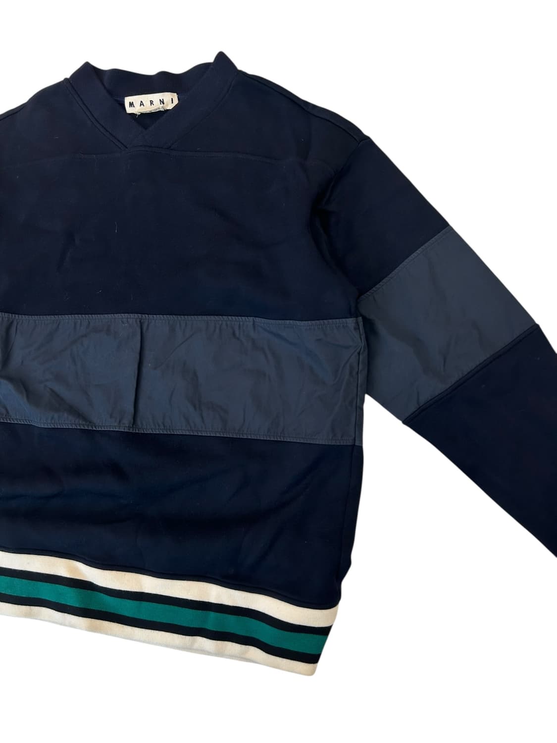 마르니 2017FW 브이넥 패널 스웻셔츠 상품이미지2