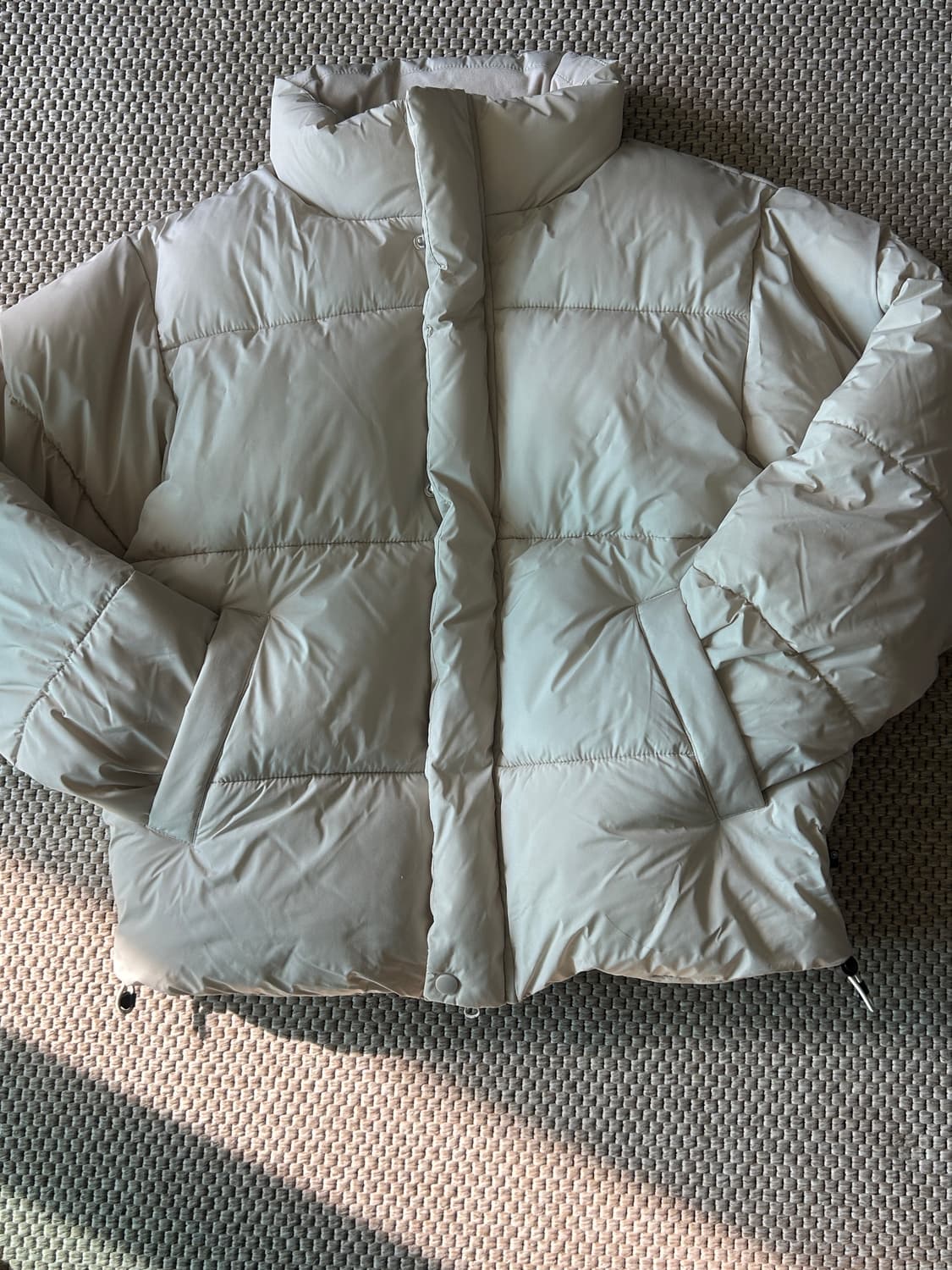 스파오 베이직 푸퍼 패딩 베이지 S사이즈 SPUPC4TC11 상품이미지2