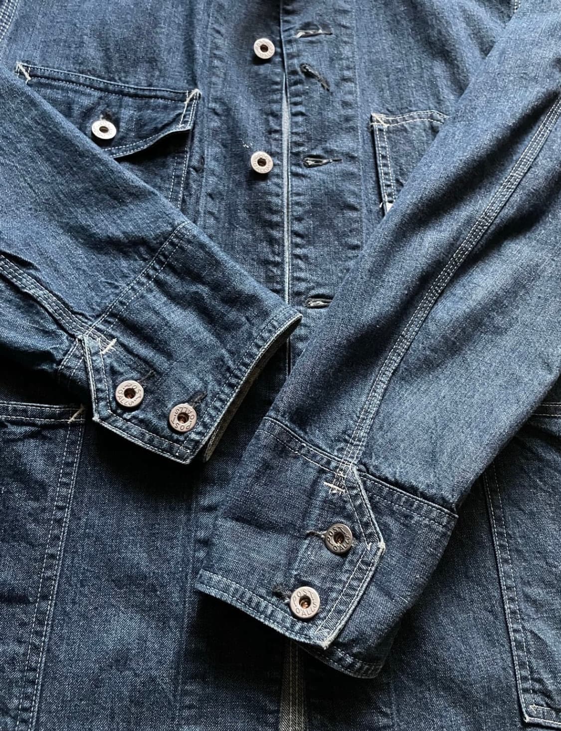 포스트오버롤즈 데님 커버올 엔지니어자켓 상품이미지6