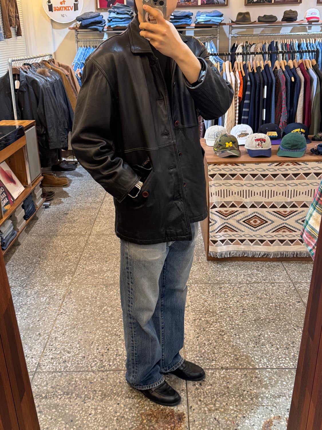 빈티지 램스킨 카코트(O56) 상품이미지6