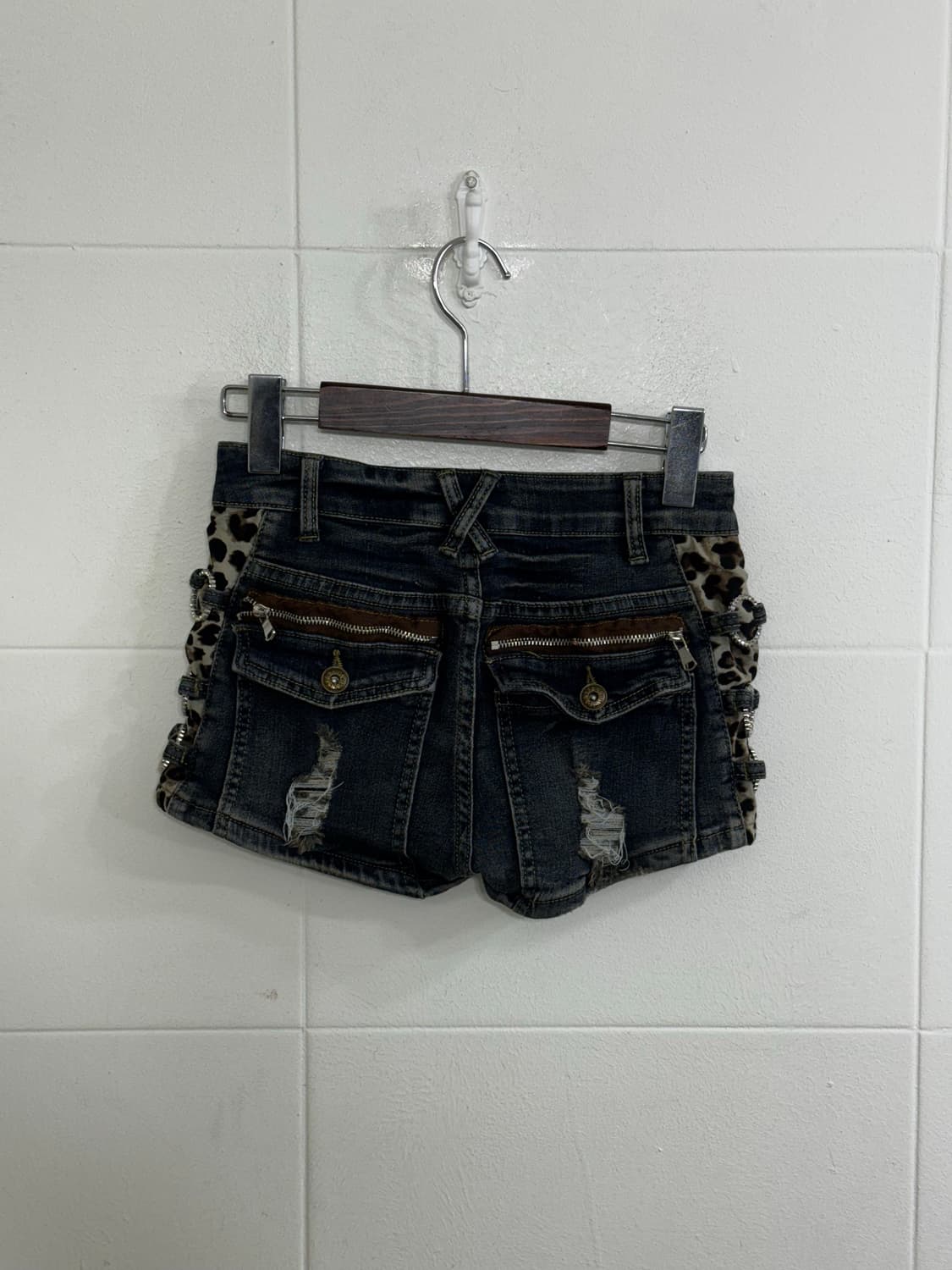 무채색 갸루 레오파드 오링 코르셋 코디세트  상품이미지9