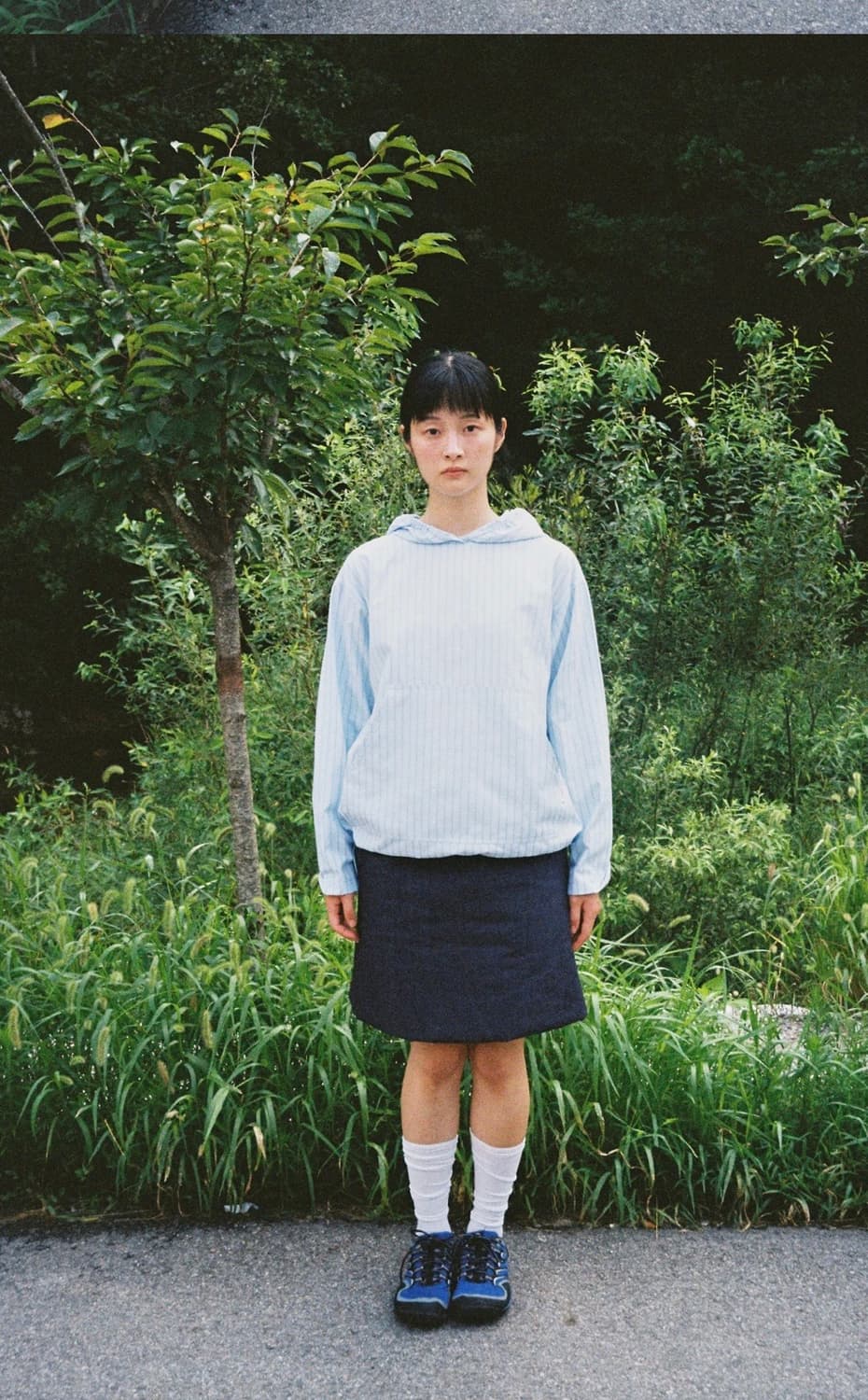 페스토 스트라이프 후드 블라우스 상품이미지1