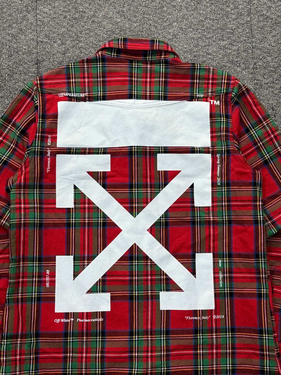 15FW 오프화이트 체크셔츠 상품이미지3