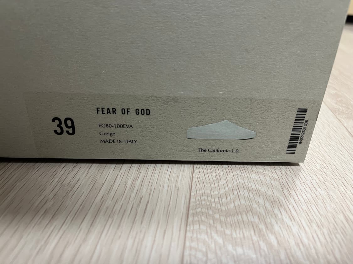 피어오브갓 / 캘리포니아 뮬 그레이지 / 39 상품이미지5