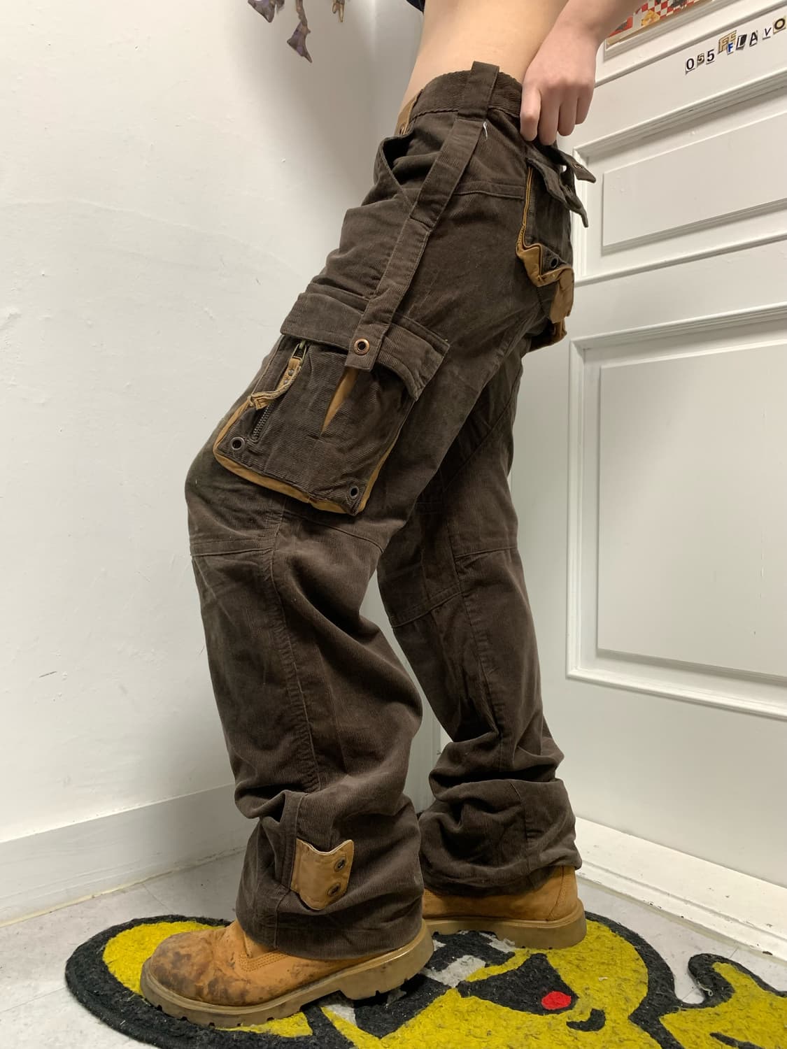 코듀로이 디테일 카고팬츠 상품이미지4