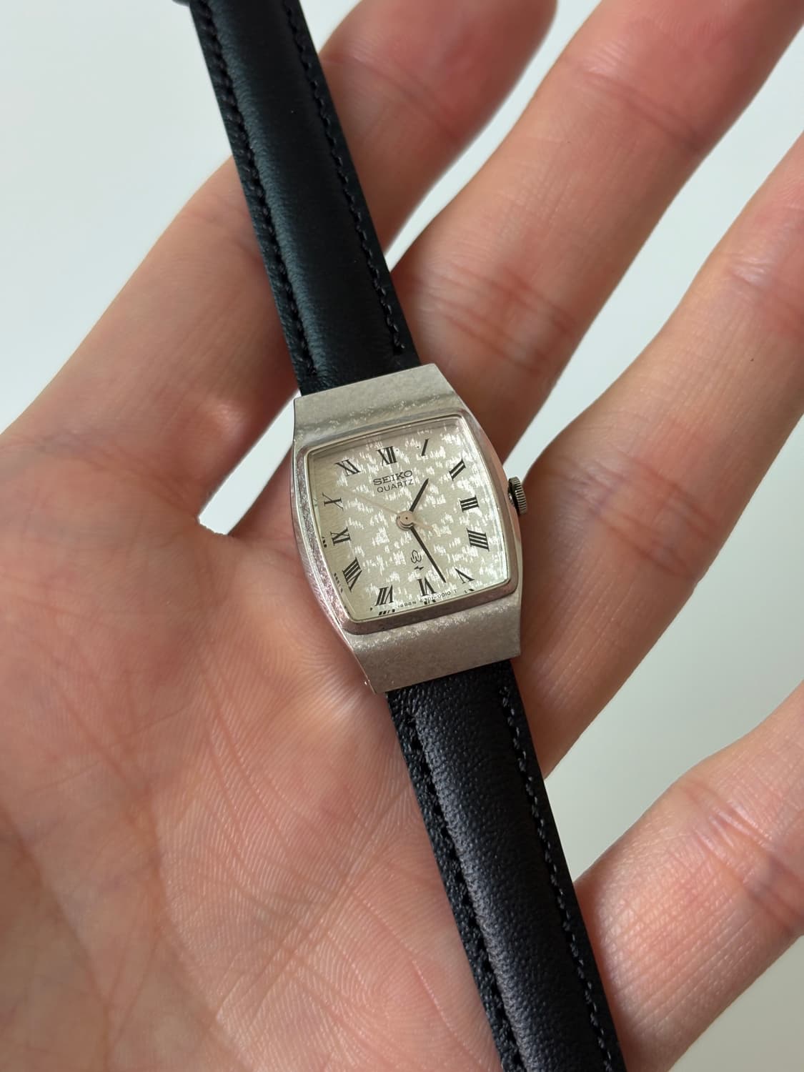 1970s Flake Dial Silver Ladies Quartz 상품이미지1