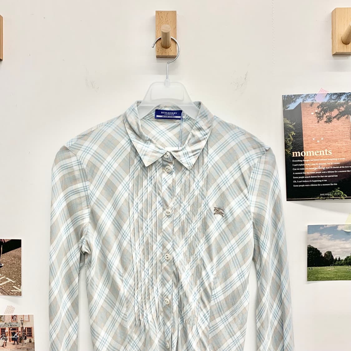 버버리 체크 블라우스  상품이미지2