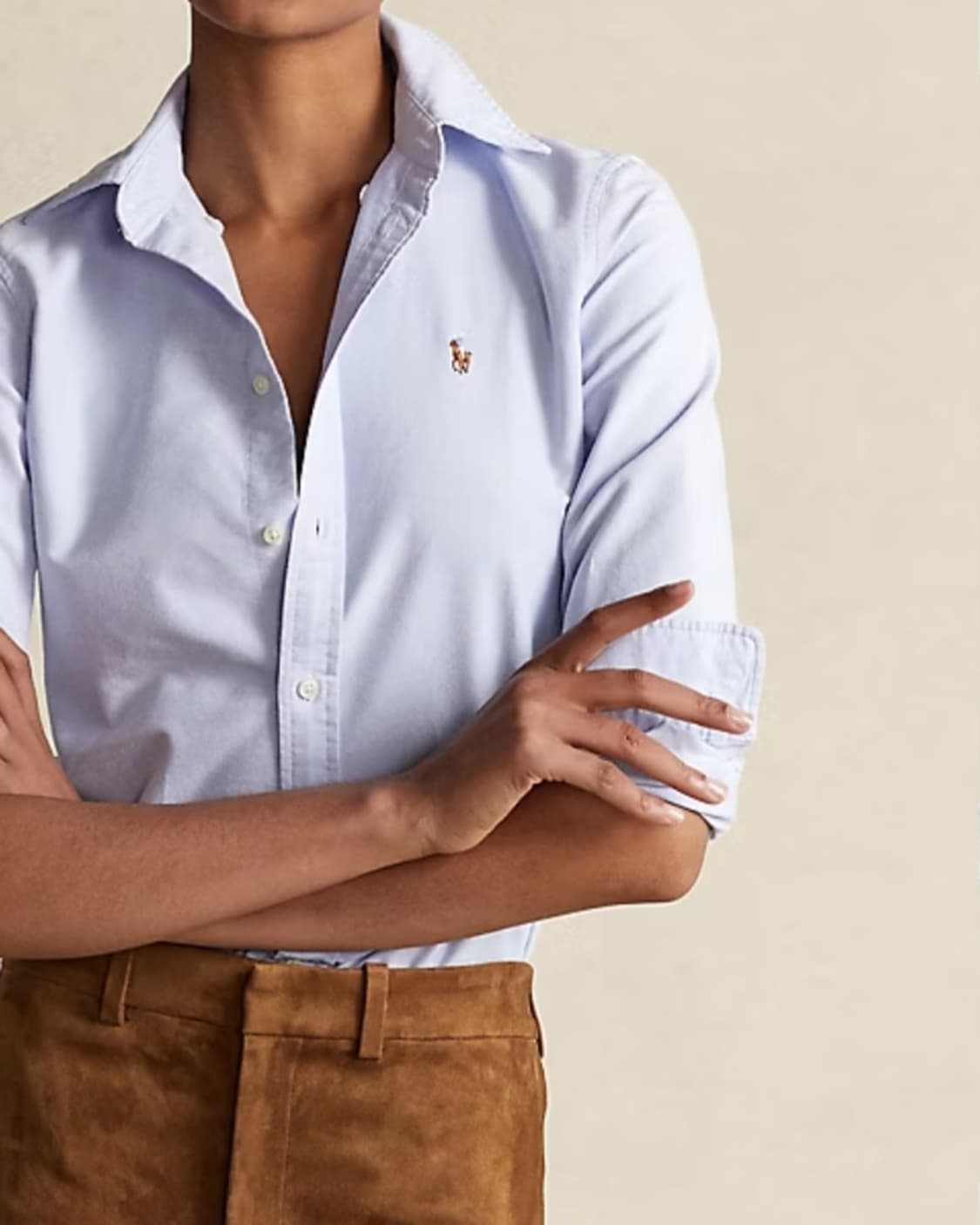 [신형QR]폴로랄프로렌 슬림핏 코튼 옥스포드 셔츠 상품이미지1