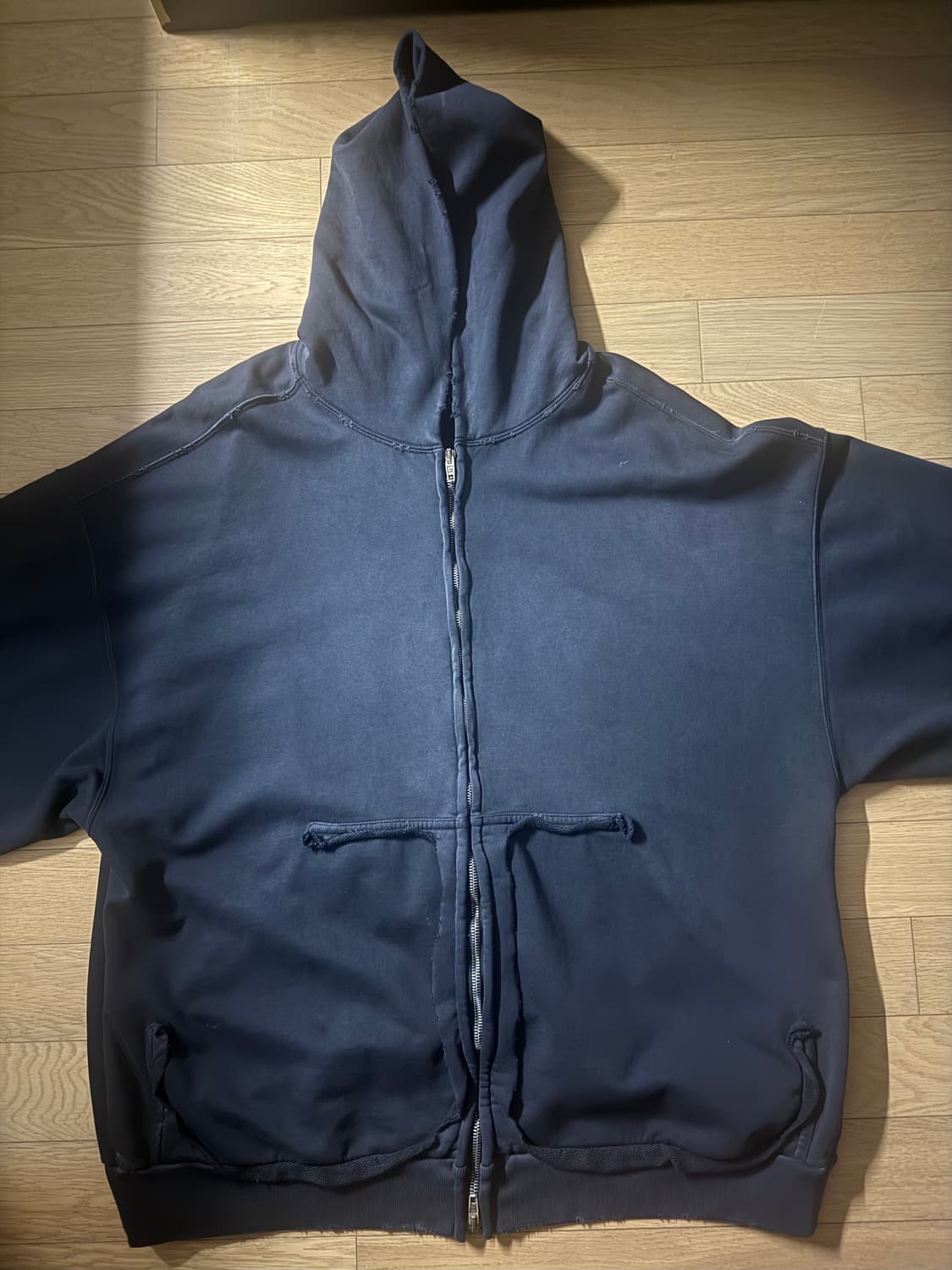 발렌시아가 테이프타입 후드집업 (XL) 상품이미지3