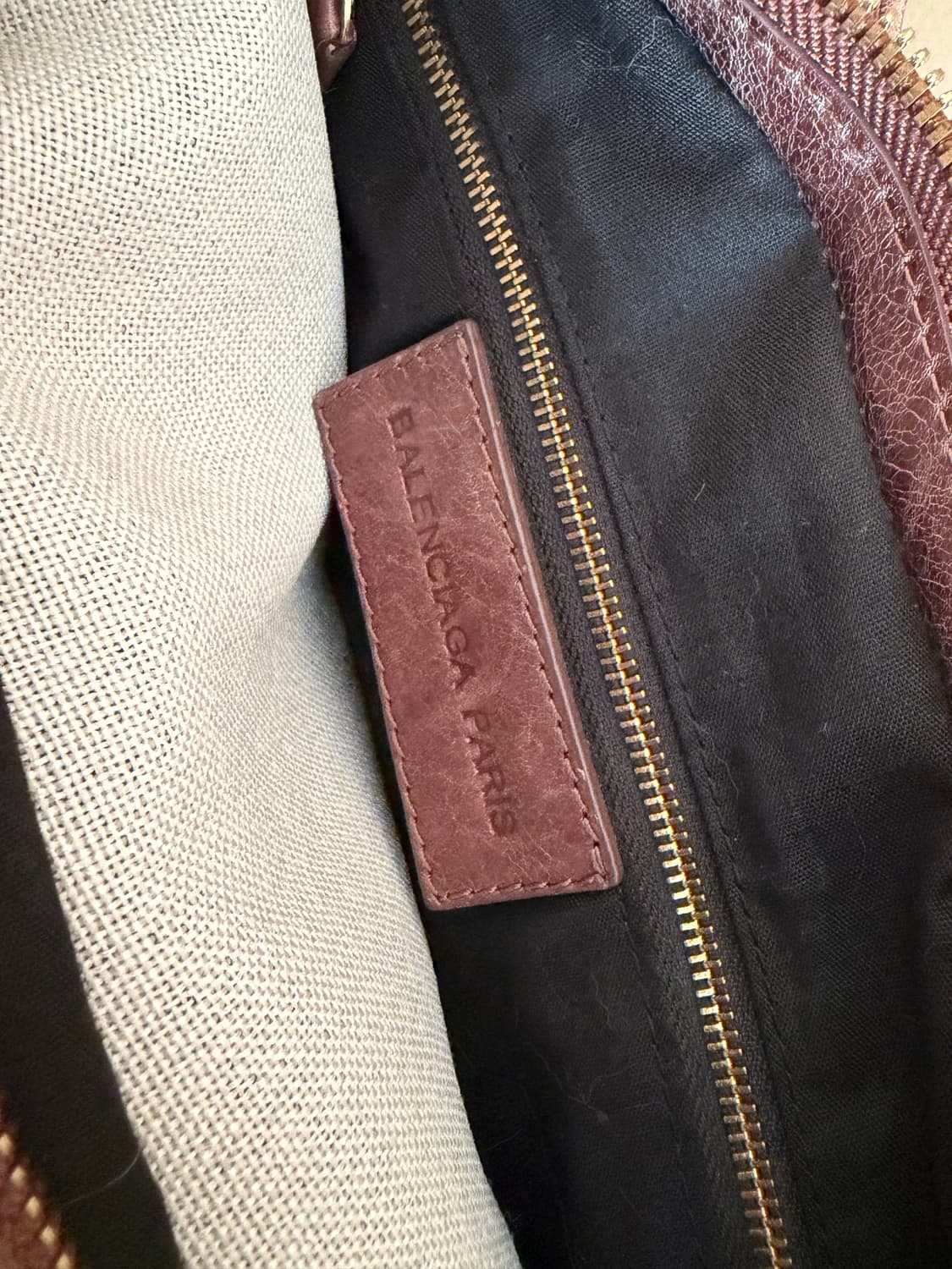 발렌시아가 모터백 브라운 상품이미지5