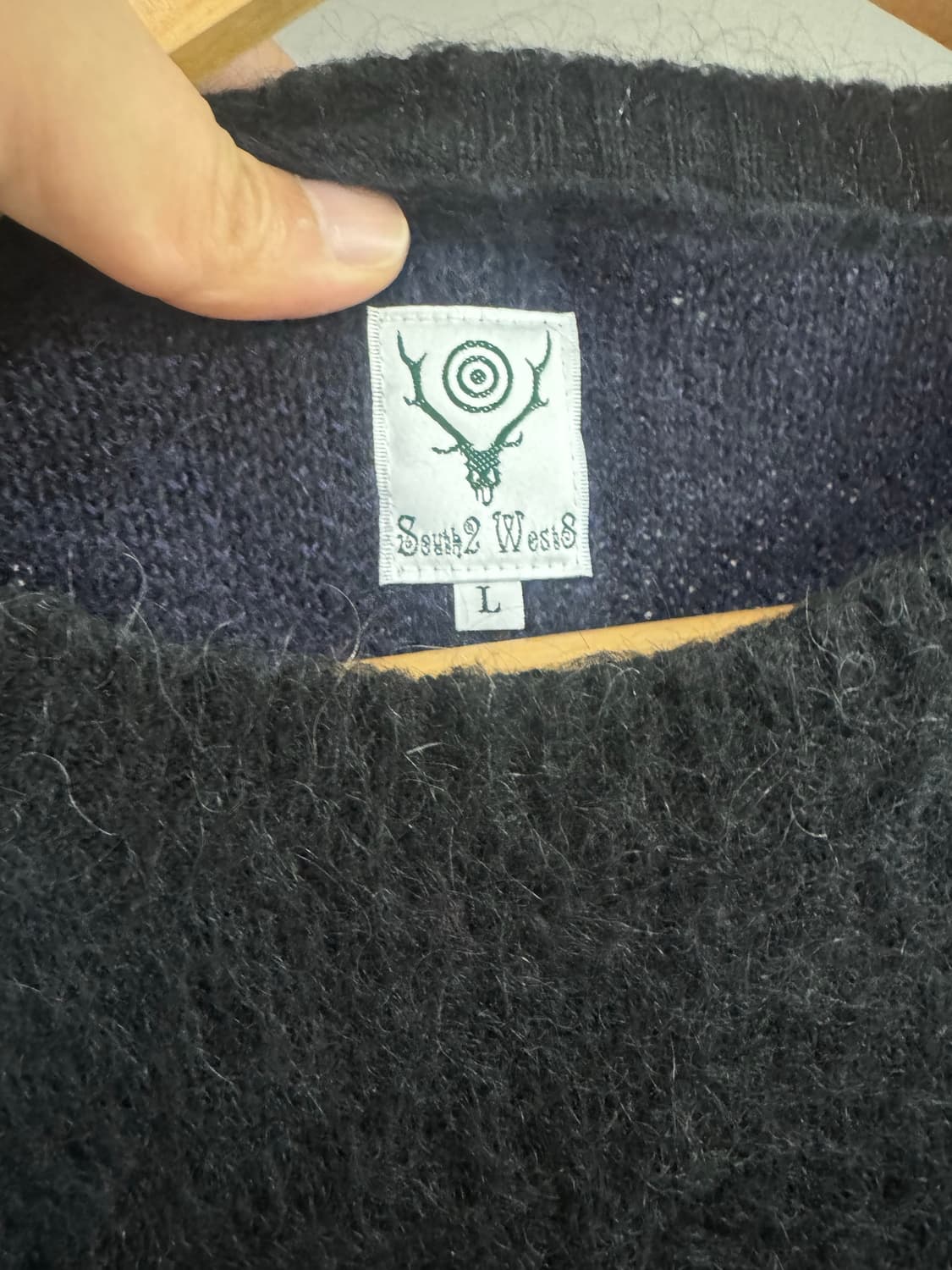 SOUTH2 WEST8 남이서팔 모헤어 니트 L 상품이미지4