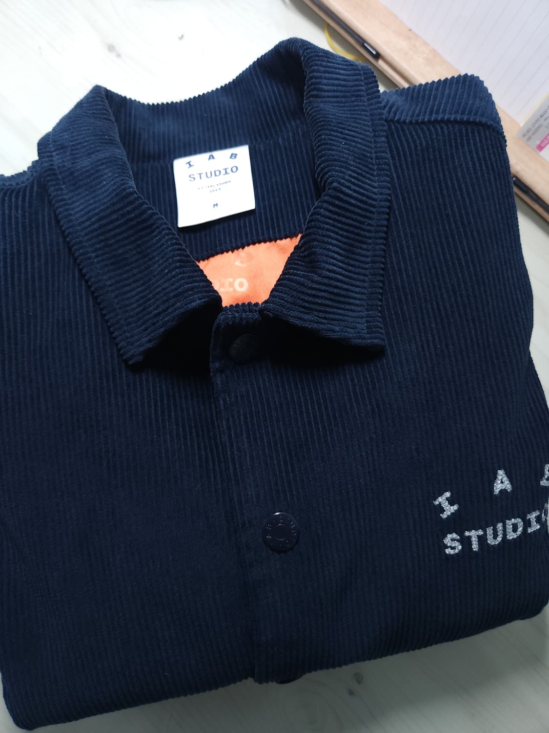 IAB Studio Corduroy 아이앱 코듀로이 자켓 남색 상품이미지2
