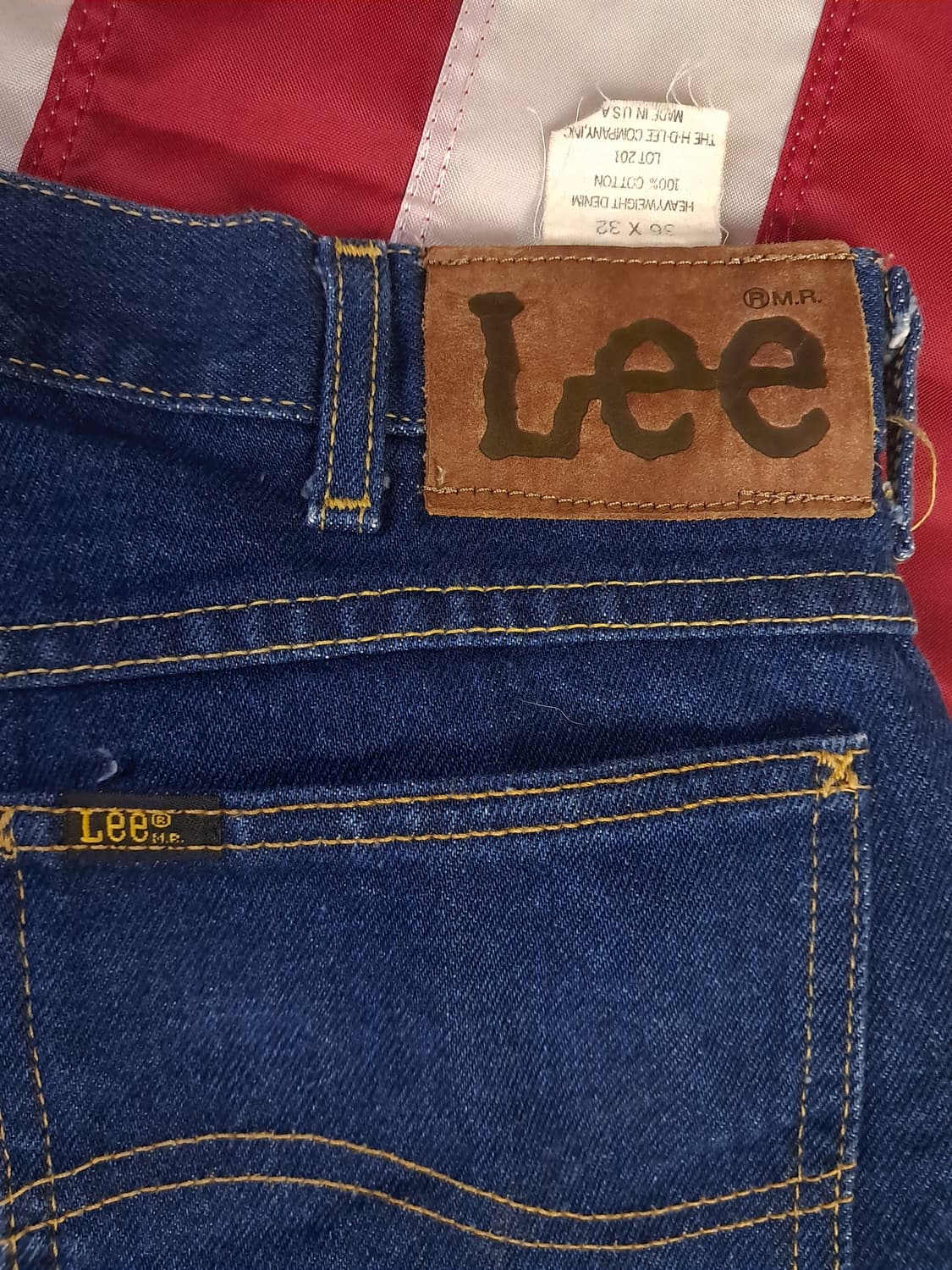오리지날 90's 미국제조 Lee 데님진 상품이미지1