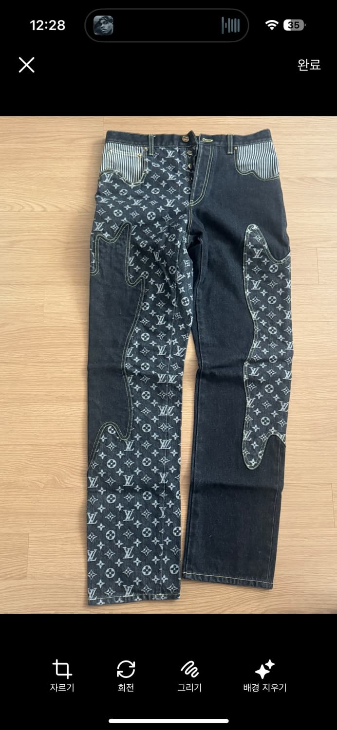 루이비통 x 니고 휴먼메이드 크레이지 데님 팬츠  상품이미지1