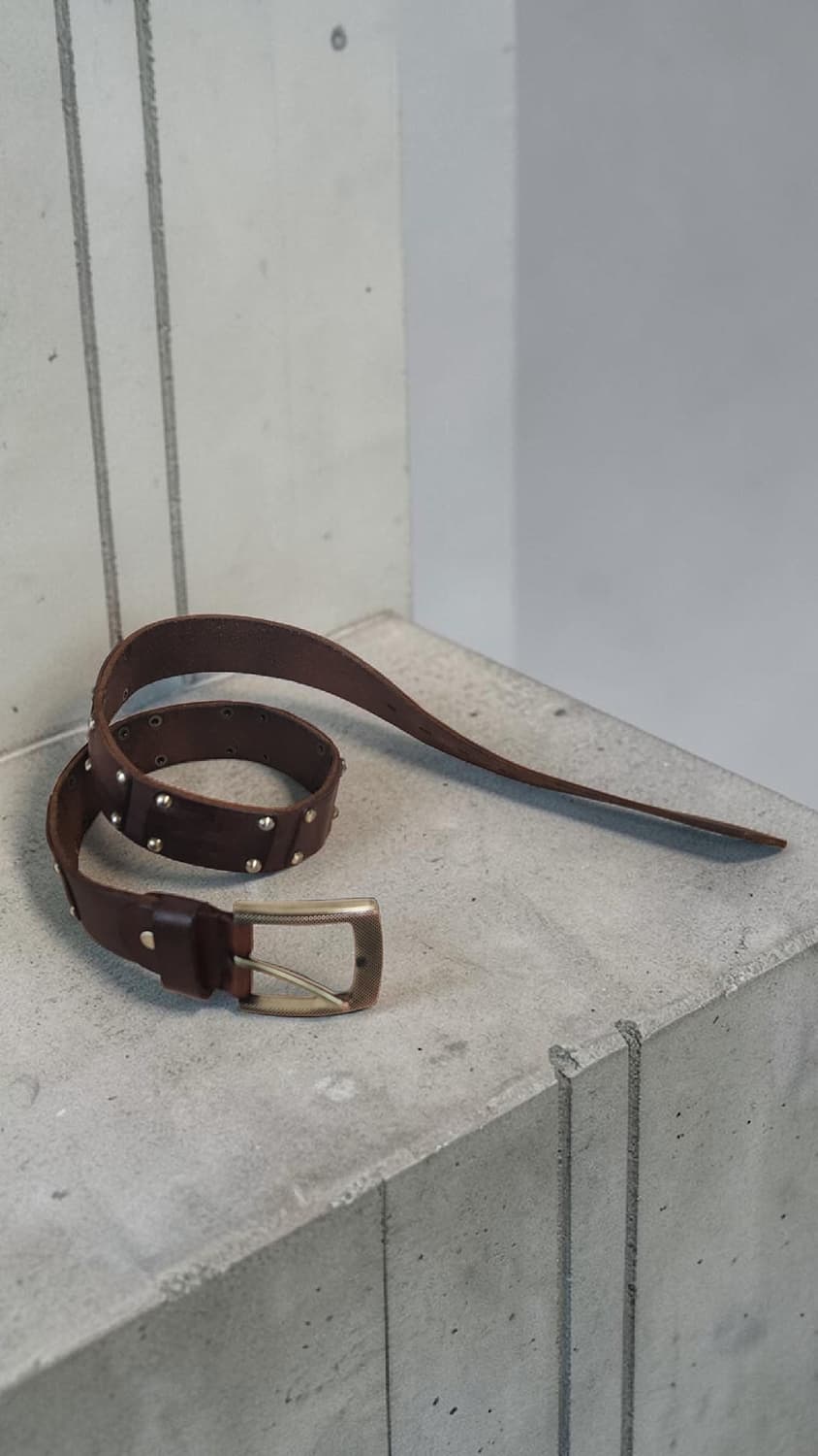 BUCKAROO 버커루 황동 버클 통가죽 벨트 상품이미지1
