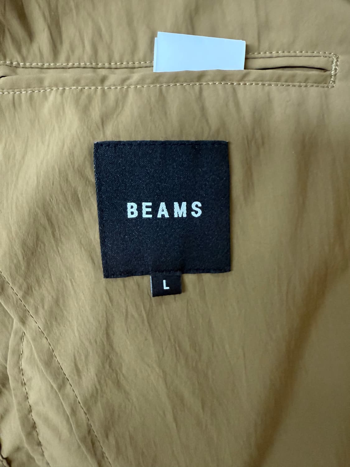 빔즈(BEAMS)소프크쉘 2자켓 폴리에스테르 베이지 자켓 L 상품이미지2