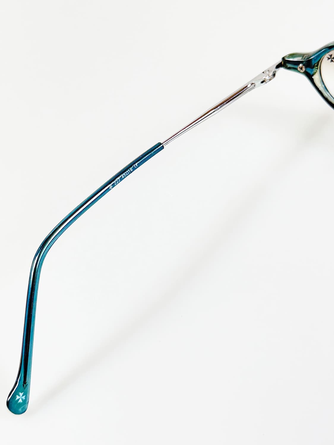 90s VACHERON CONSTANTIN 블루 오벌 뿔테 빈티지 안경 상품이미지7