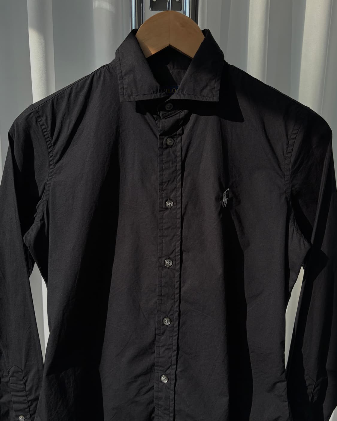 [S]폴로 랄프로렌 슬림핏 포플린 여성 셔츠 상품이미지5