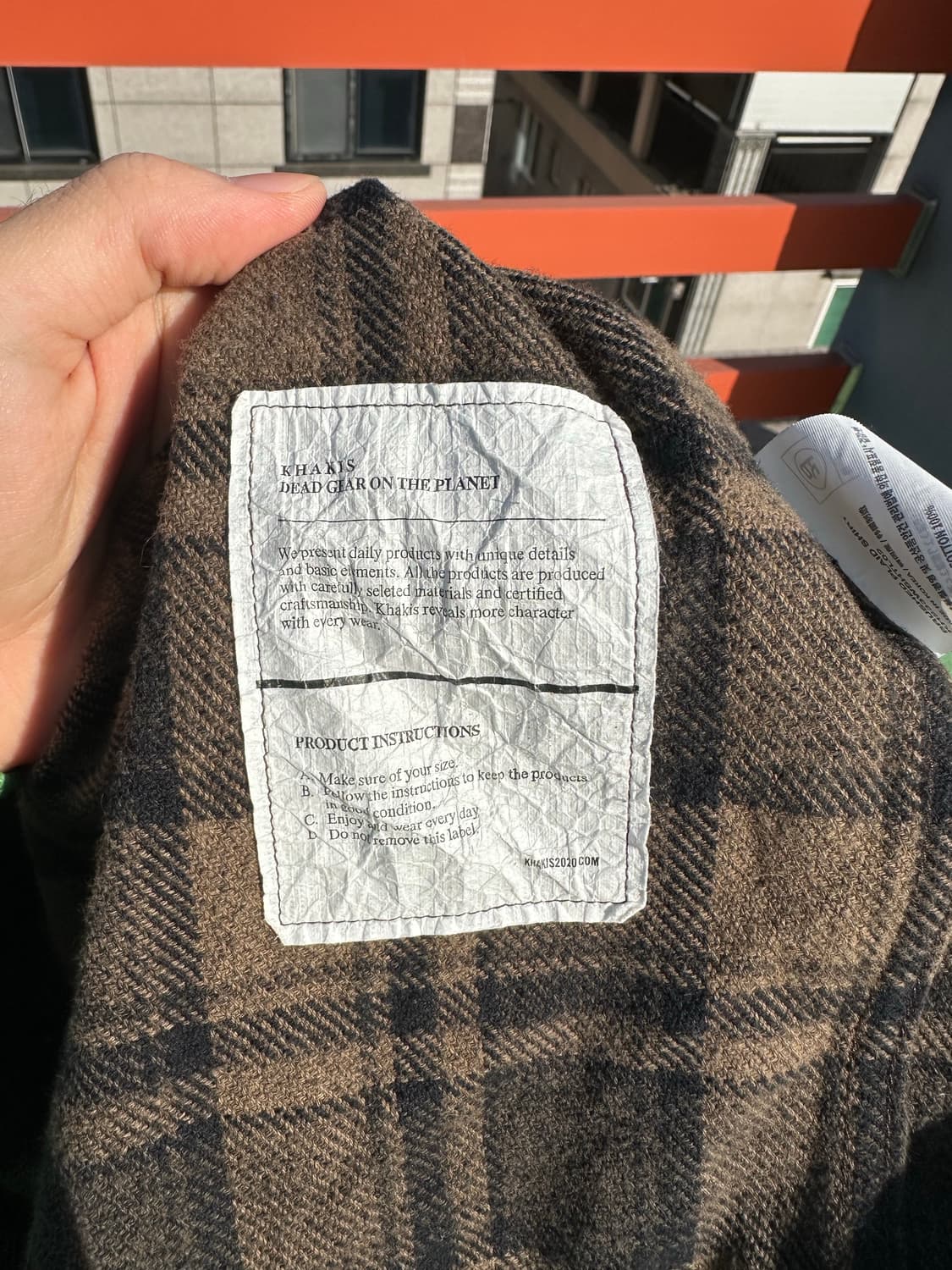 카키스 브러쉬드 셔츠 브라운 2사이즈 상품이미지4