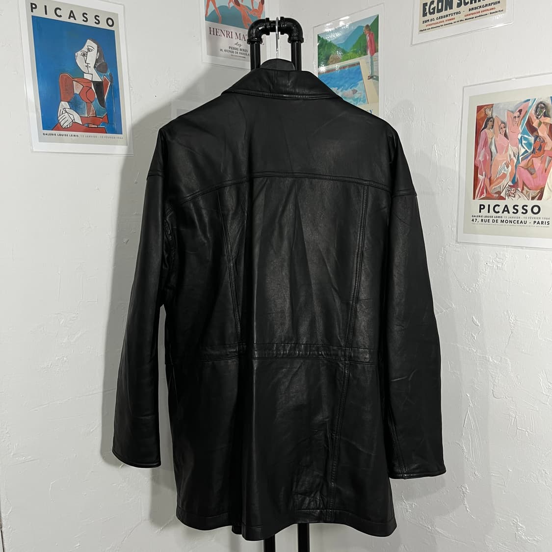 소가죽 카라 레더자켓 상품이미지2