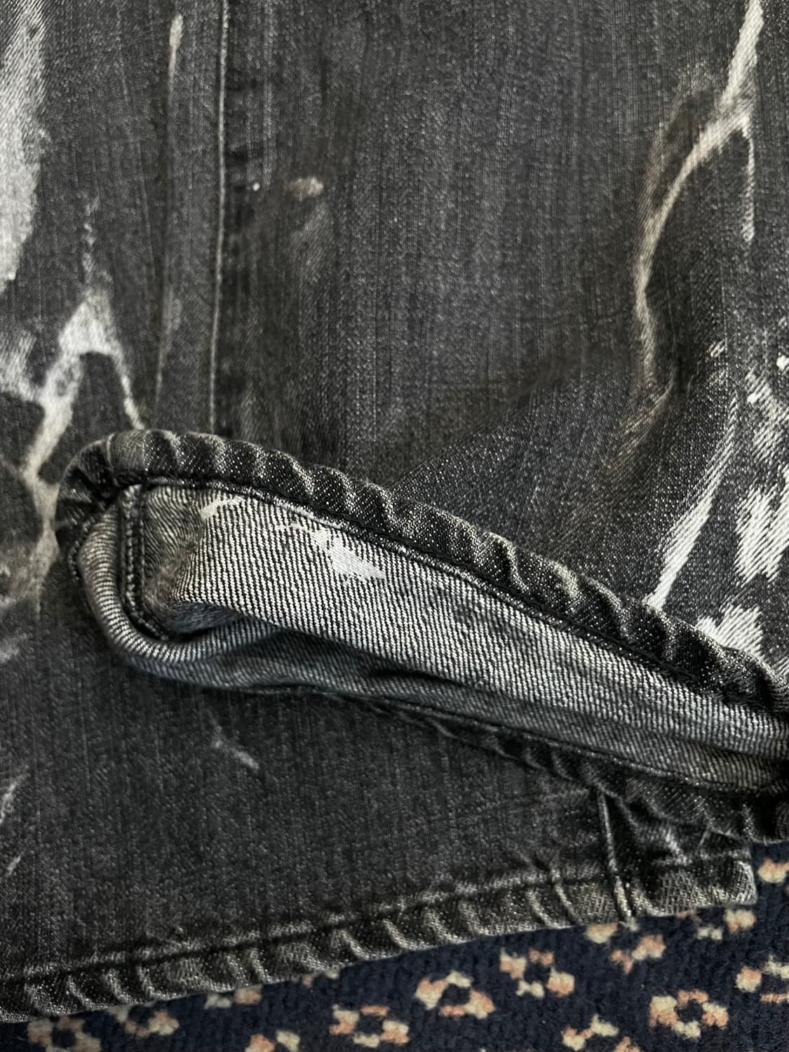 NEPENTHES Paint splatter denim pants 상품이미지10