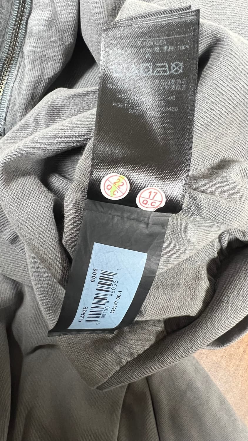 (새상품)이지갭 후드집업 포에틱 그레이 XL 상품이미지6