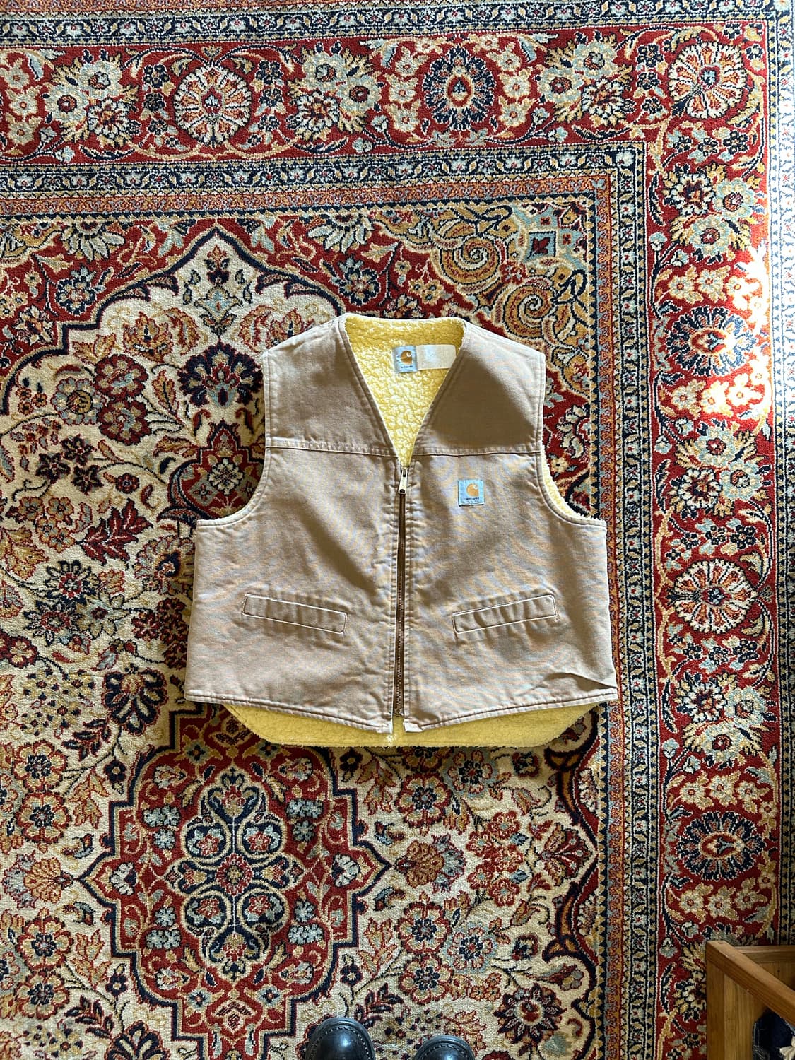 [90s/USA] 칼하트 쉐르파 덕베스트 - XXL 상품이미지1