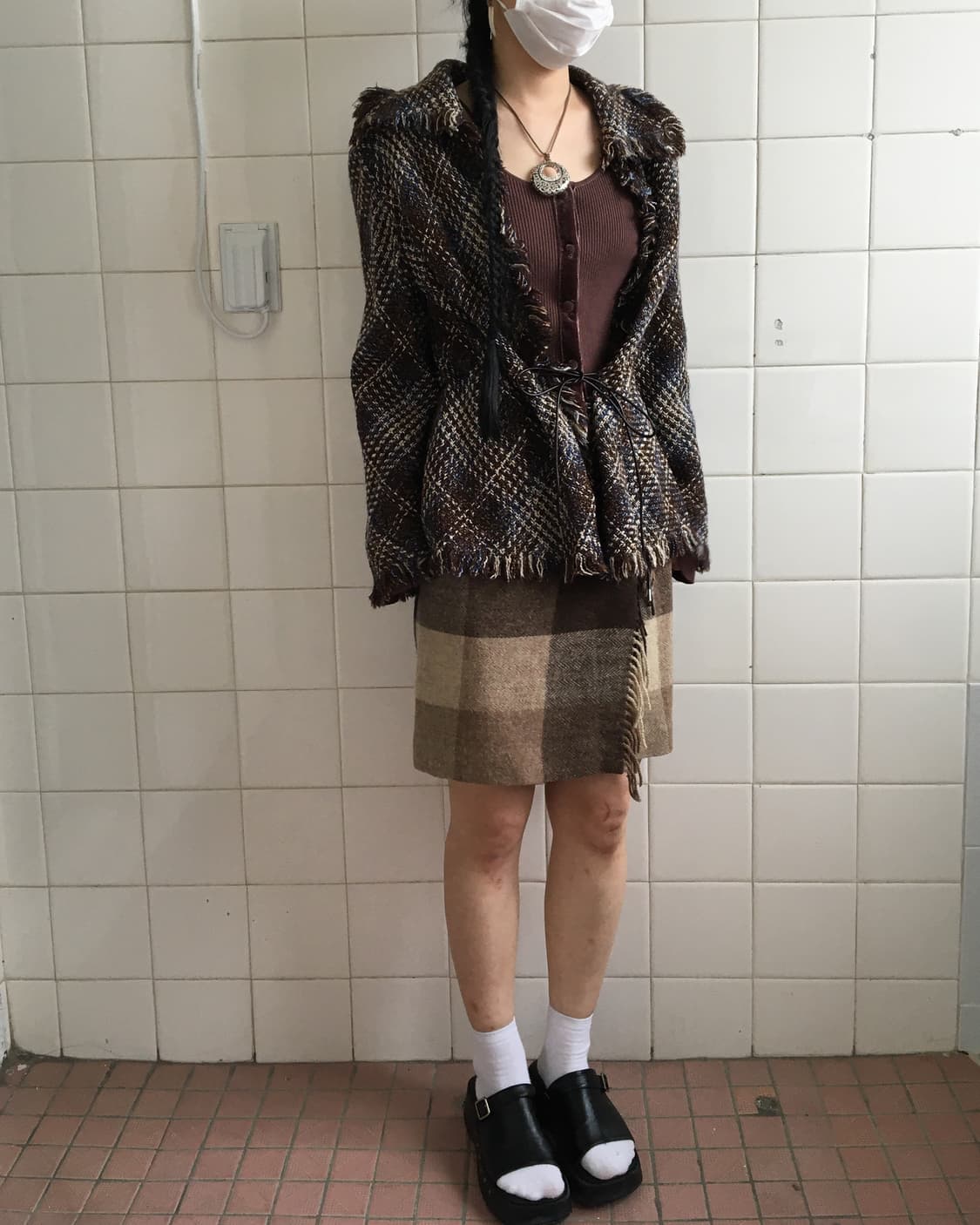 Pattern fringe point jacket 상품이미지7