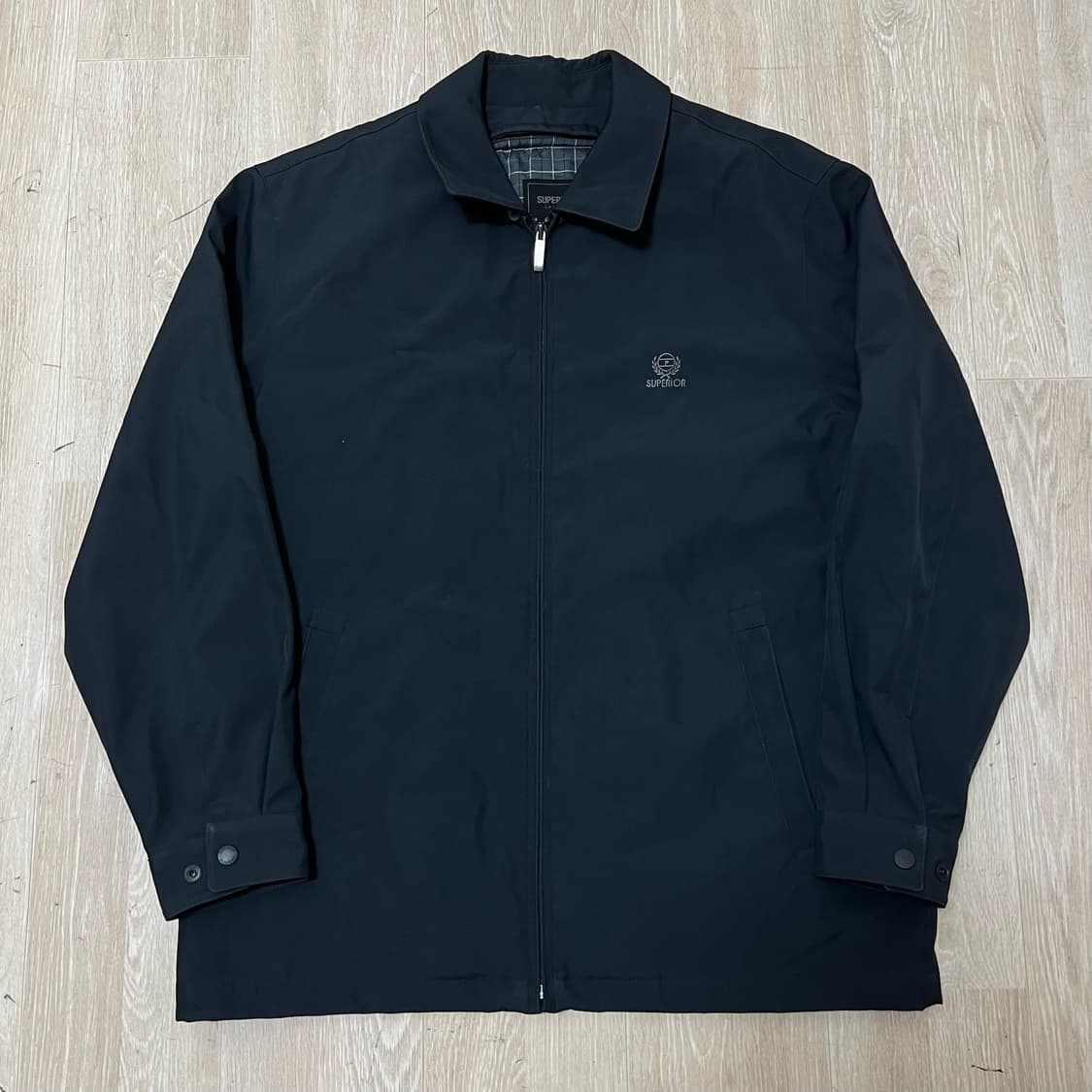 슈페리얼 남성 골프웨어 블루종 바람막이 자켓 M/95  상품이미지1