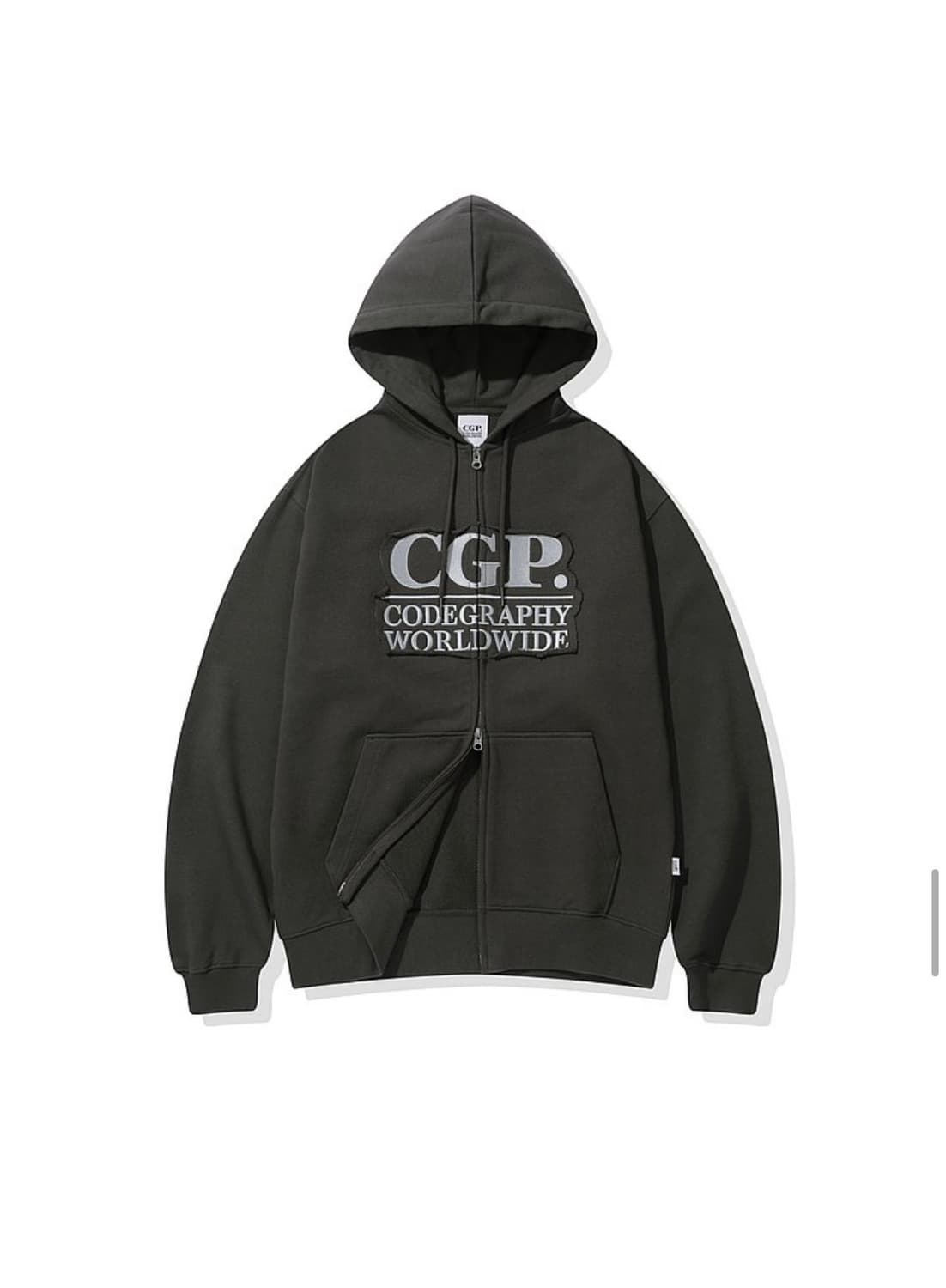 코드그라피 CGP 로고 후드집업 (새상품) 상품이미지2