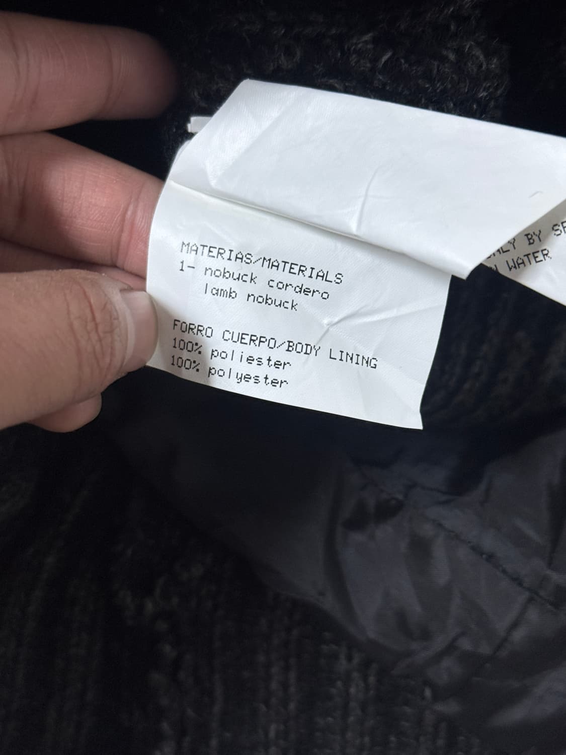 Siosi 양가죽 누벅 니트 원피스 하이브리드 다크웨어 아방가르드 상품이미지9