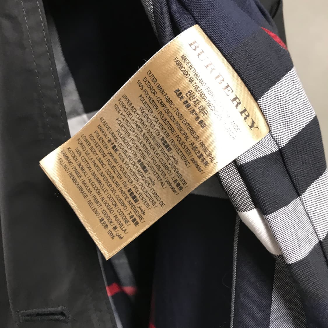 버버리 트렌치 코트 블랙 8(W) 상품이미지6
