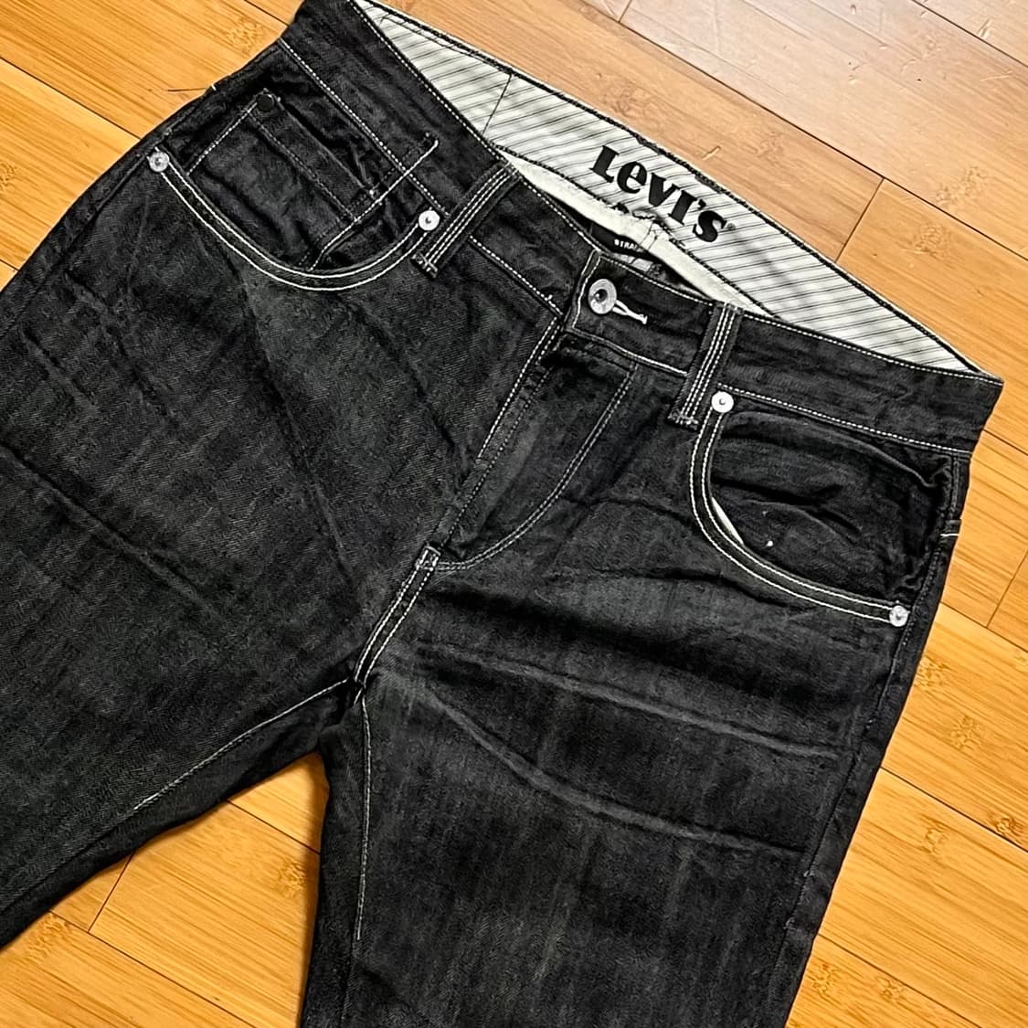 리바이스 블랙진 데님팬츠 W33 L30 상품이미지3