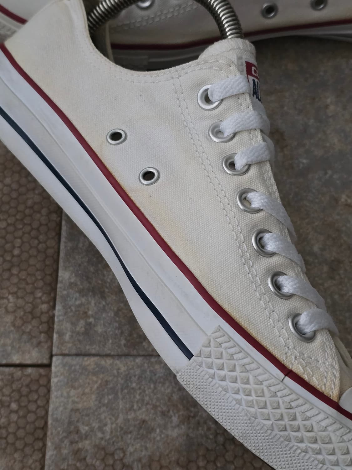 (270)컨버스 척테일러 올스타 로우 화이트 상품이미지4