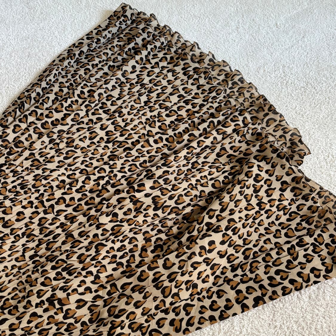 일본빈티지 레오파드 호피 스커트 상품이미지9