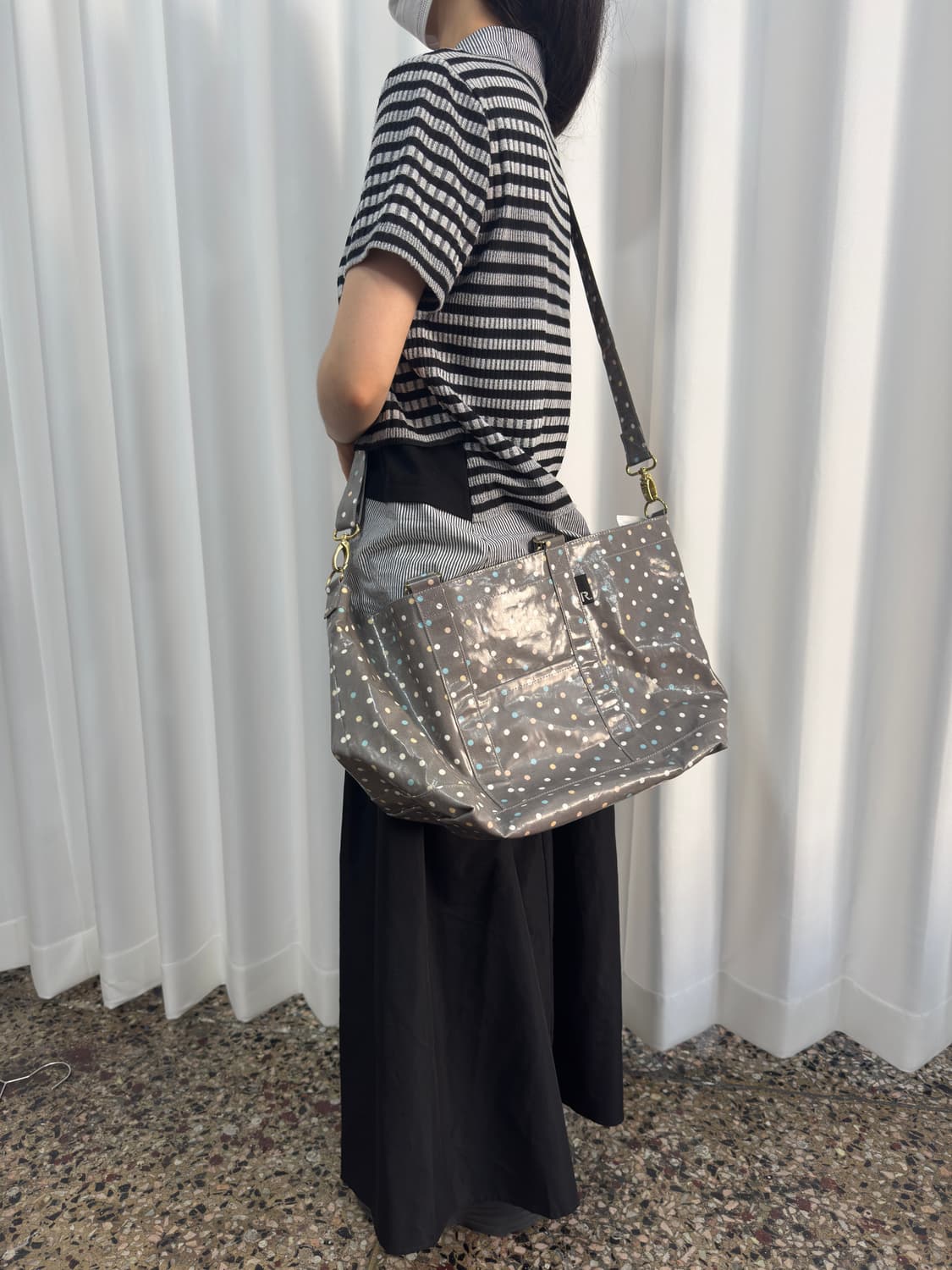 rootote multi color dot big bag 상품이미지7